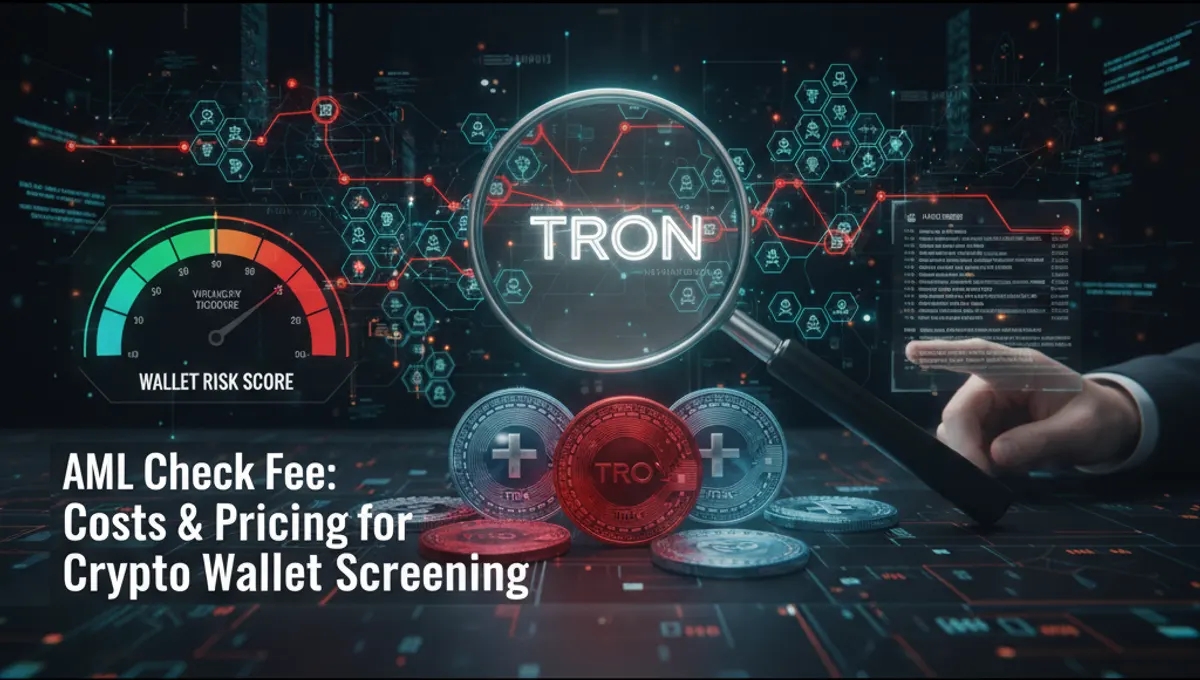 AML Check Fee: Costs & Pricing for Crypto Wallet Screening